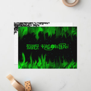 GLÜCKLICH HALLOWEEN! MITTEILUNGSKARTE