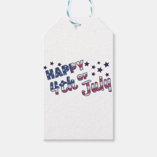 Glücklich Juli 4. Geschenkanhänger