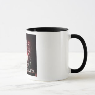 GLÜCKLICH JULI 4.! TASSE