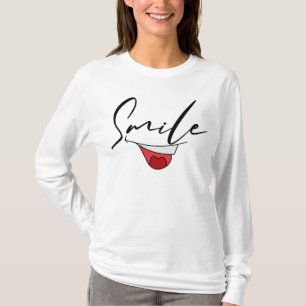 GLÜCKLICH LÄCHELN MOOD. T-Shirt