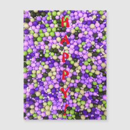 GLÜCKLICH! Magnetkarte