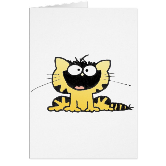 Glücklich-Miezekatze (Vorne)