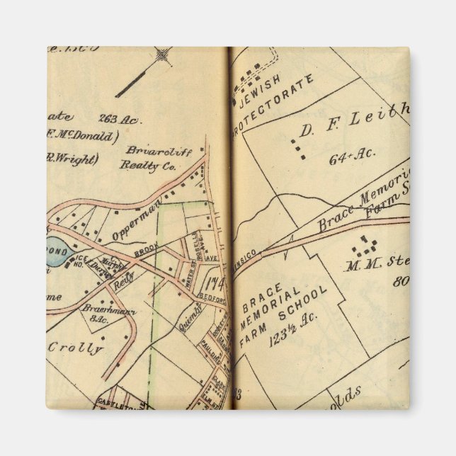 Glücklich, New York 3 Magnet (Vorne)