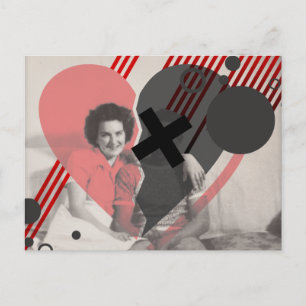 glücklich nie danach postkarte