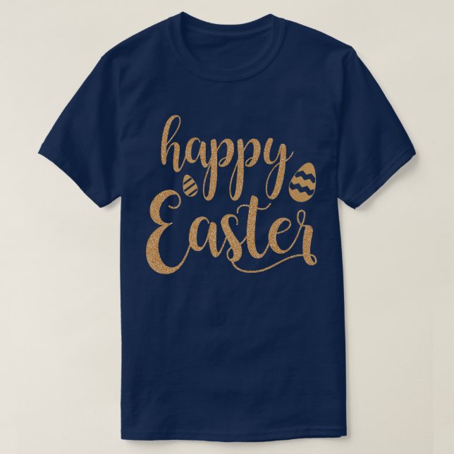 GLÜCKLICH OSTER, URLAUB FRÜHJAHRE FEIERFEIERN, NIC T-Shirt (Design vorne)