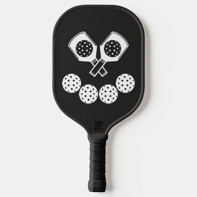 Glücklich Pickleball Schläger (Rückseite)