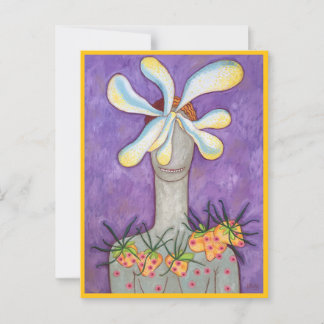 glücklich postkarte