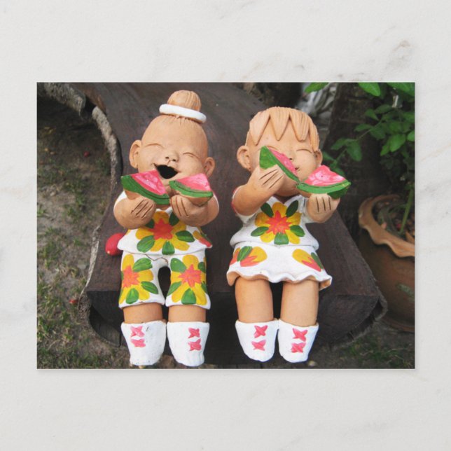 glücklich postkarte (Vorderseite)