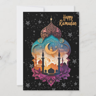 glücklich Ramadan Feiertagskarte
