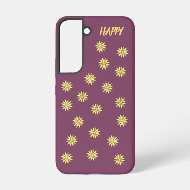 GLÜCKLICH SAMSUNG GALAXY HÜLLE (Rückseite)