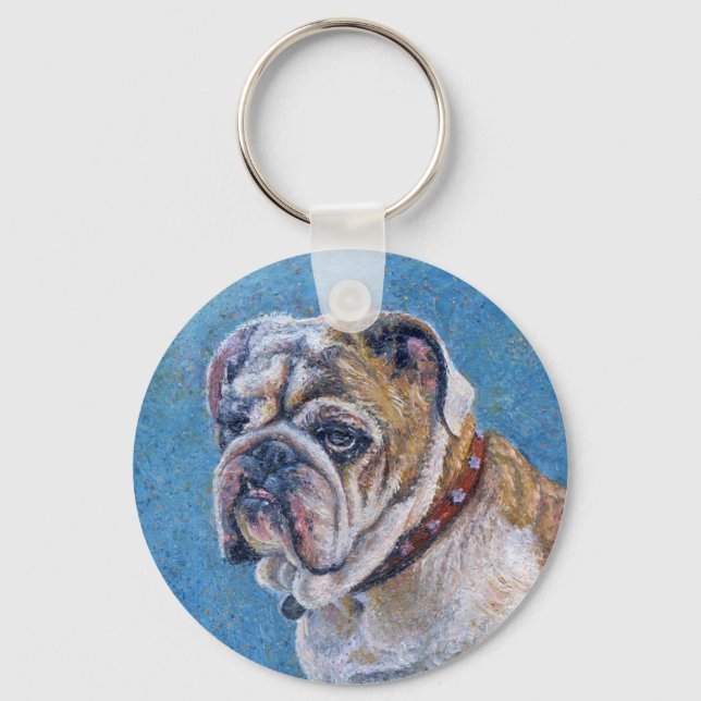 "Glücklich?" Schlüsselanhänger (Vorderseite)