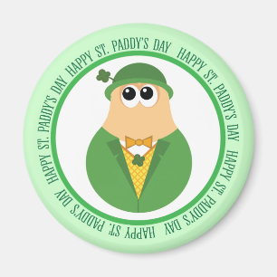 GLÜCKLICH ST. PADDY'S DAY LEPRECHAUN GIFT MAGNET