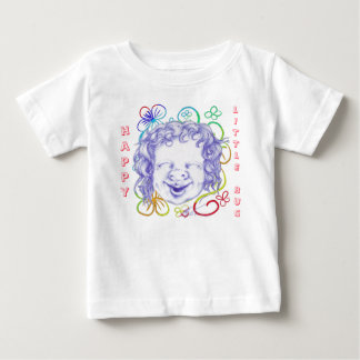 Glücklich und lachend vor Freude Baby T-shirt