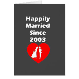 Glücklich verheiratet seit 2003