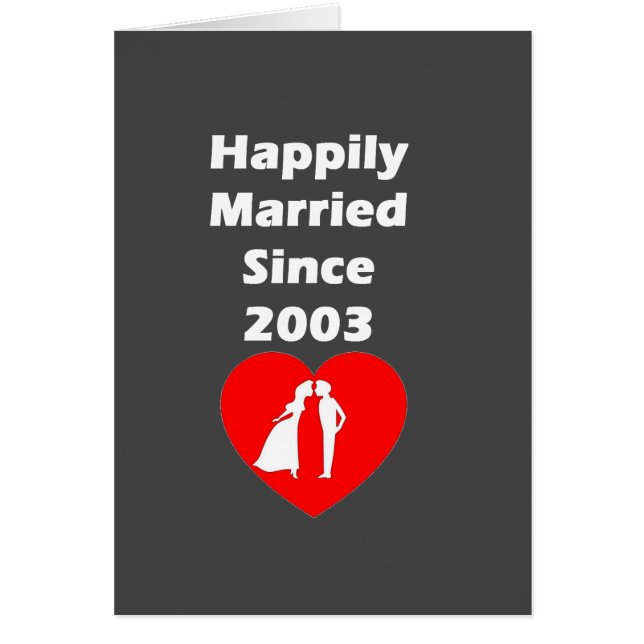 Glücklich verheiratet seit 2003 (Vorne)