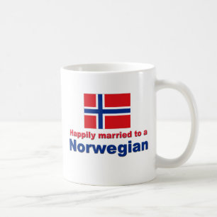 Glücklich verheiratet zu einem Norweger Kaffeetasse