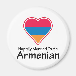 Glücklich verheirateter Armenian Magnet