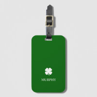 Glücklich Vierblättriges Kleeblatt Green Irish St 