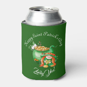 Glücklich wirst du Saint Patrick's Day Pot of Gold Dosenkühler