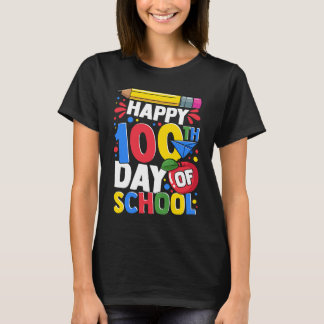 Glückliche 100 Tage der Schule 100. Tag Jungen Mäd T-Shirt