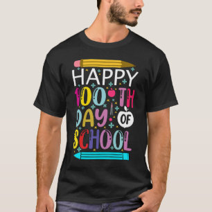 glückliche 100 Tage Schule 100 Tage Schule T-Shirt