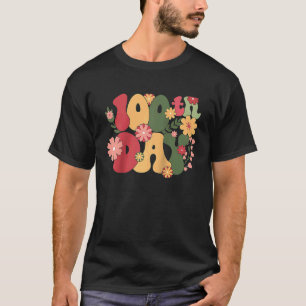 Glückliche 100 Tage Schullehrer Kinder Retro Groov T-Shirt