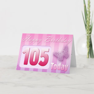 Glückliche 105. Geburtstags-Großmutter Groß-Tante Karte