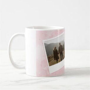 Glückliche 1. Valentinstag Grußkarte Kaffeetasse