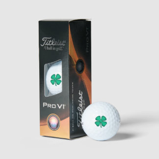 Glückliche 4 Leaf Irish Clover Titleist Pro Golfbä Golfball