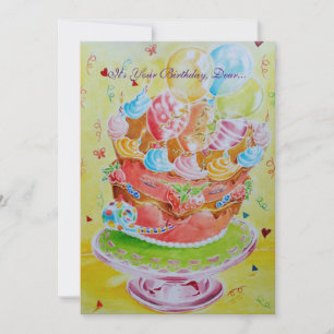 Glückliche 50. Geburtstagskarte