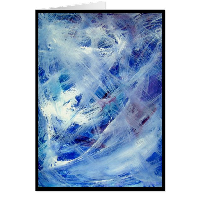 Glückliche abstrakte Acrylkunstmalerei (Vorne)