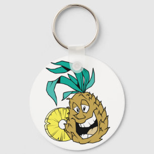 Glückliche Ananas Schlüsselanhänger