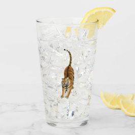 Glückliche ausdehnende Tiger-Glas-Trommel Glas