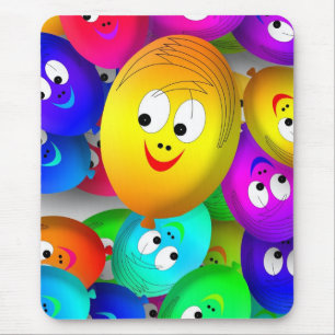 glückliche Ballone Mousepad