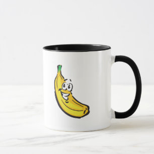 glückliche Banane Tasse