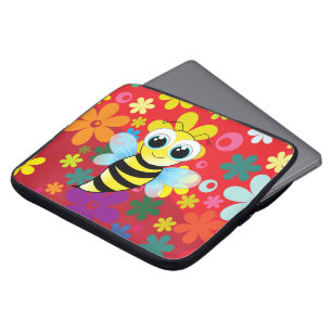 Glückliche Biene Laptopschutzhülle