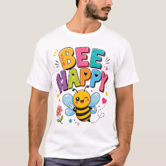 Glückliche Biene Süße Biene Grafik T-Shirt | Lusti