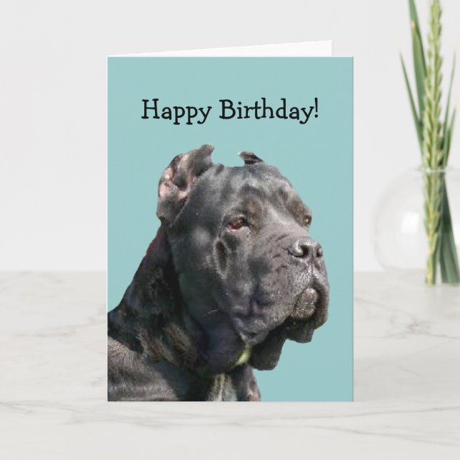 Glückliche Bithday Stock Corso Grußkarte Karte (Vorderseite)