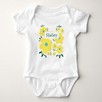 Glückliche Blume Baby Strampler