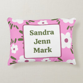 Glückliche Blume Dekokissen