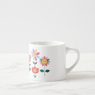 Glückliche Blume Espressotasse