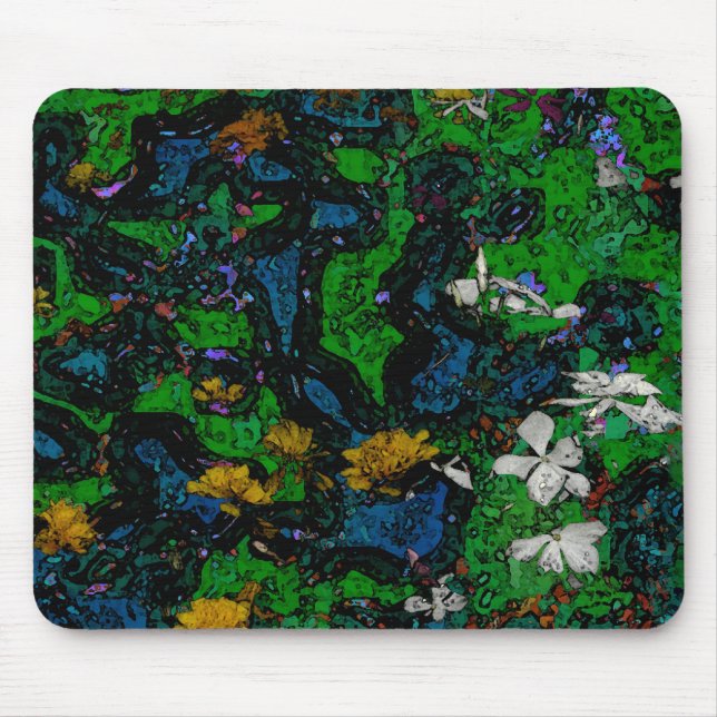 Glückliche Blume ~ Mousepad (Vorne)