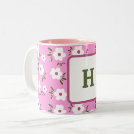Glückliche Blume Zweifarbige Tasse