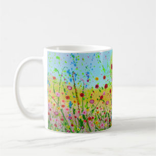 Glückliche Blumen-Tasse Kaffeetasse