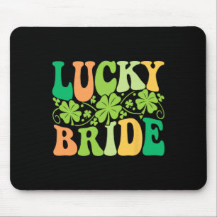 Glückliche Braut Bräutigam Paare passende Hochzeit Mousepad