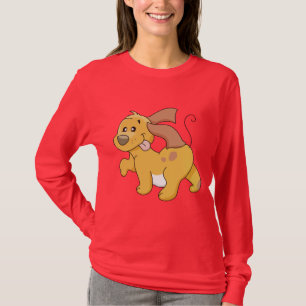 Glückliche Brown-Hundet-shirts und -geschenke T-Shirt