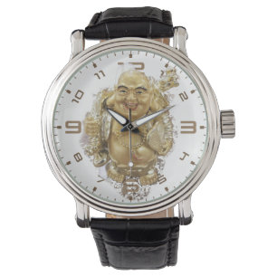 Glückliche Buddha-Uhr Armbanduhr