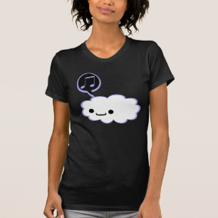 Glückliche Cartoon-Wolke T-Shirt