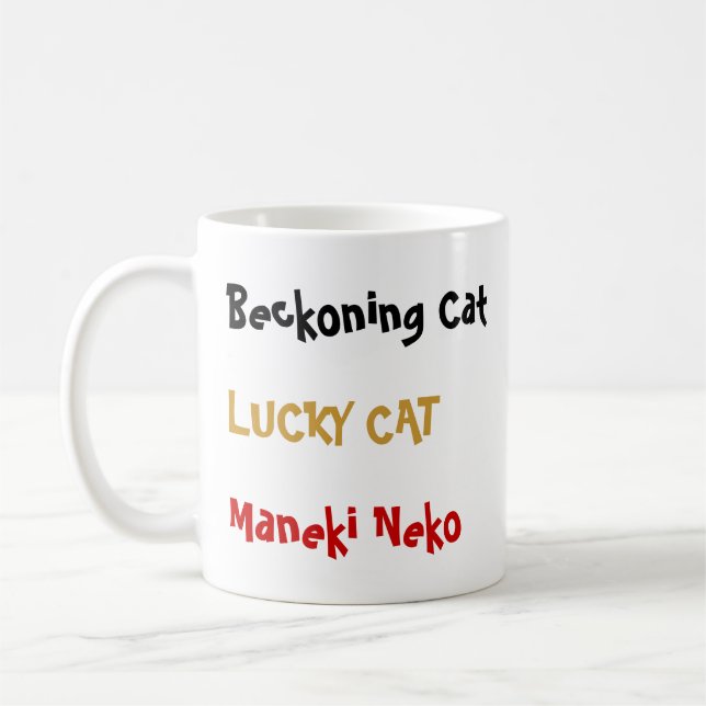 GLÜCKLICHE CAT-TASSE KAFFEETASSE (Links)