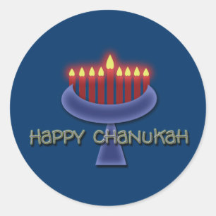 Glückliche Chanukah Aufkleber